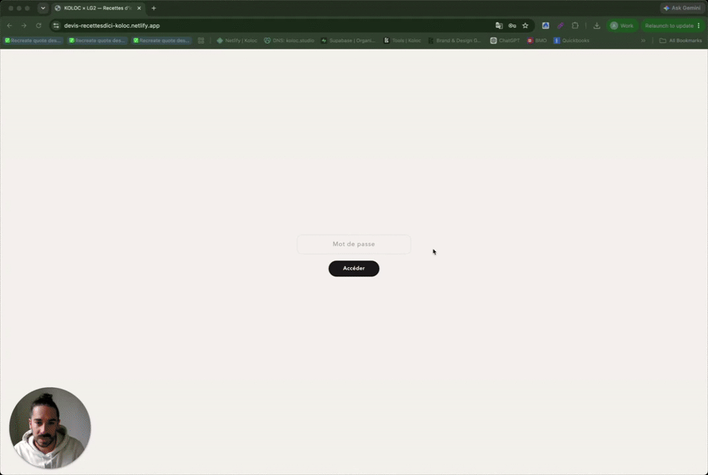 Aperçu de la vidéo explicative du projet
